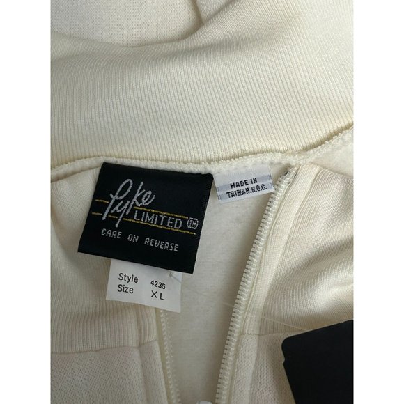 Pyke Limited Full Zip Long Sleeve Sweatshirt Vtg 90's Women's XL NWT Jacket - Picture 4 of 7